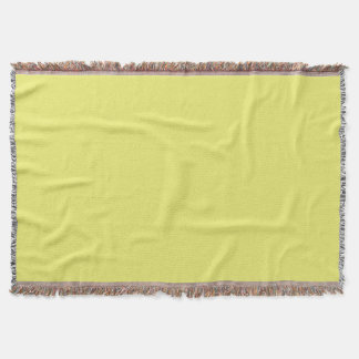 Solid Bright Lemon Gelbe Keule Blanket Decke