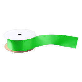 Solid Bright Lime Green Satinband