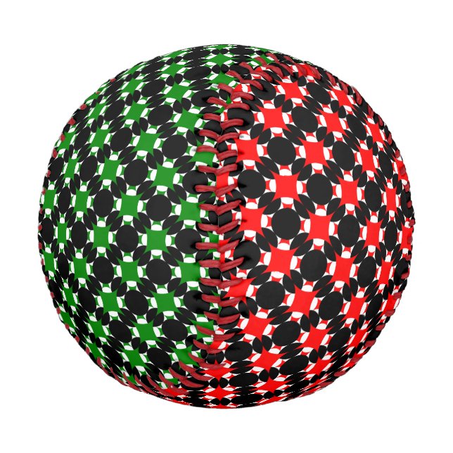 Solid Circle Cross von Kenneth Yoncich Baseball (Schrägansicht)
