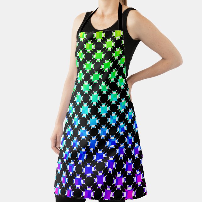 Solid Circle Cross von Kenneth Yoncich Schürze (InSitu)