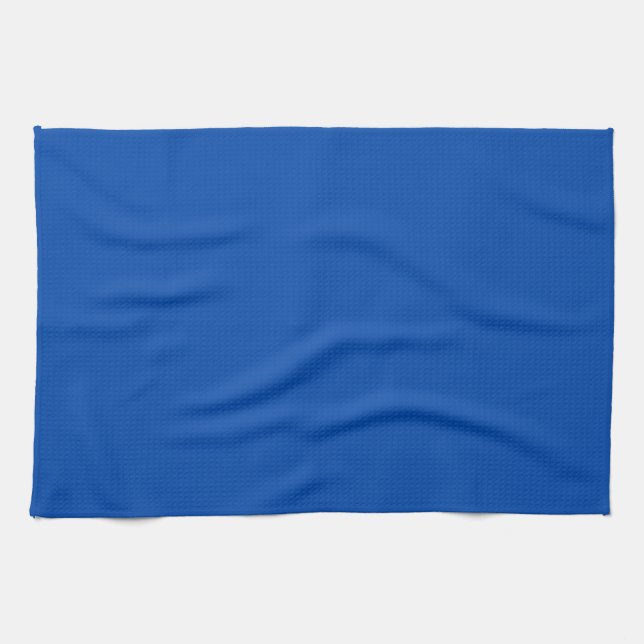 Solid Cobalt Blue Kitchtuch Geschirrtuch (Horizontal)