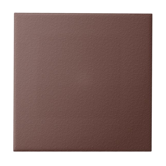 Solid Cognac Brown Fliese (Vorderseite)
