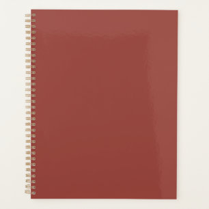 Solid Cognac Farbe Minimalistisch Schlicht Planer