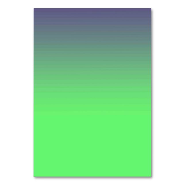Solid Color American Tischnummer Card (Vorderseite)