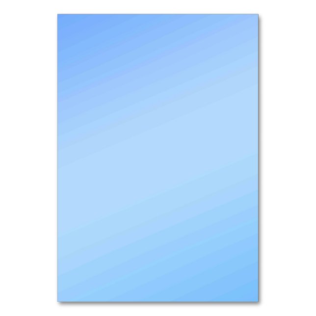 Solid Color American Tischnummer Card (Vorderseite)