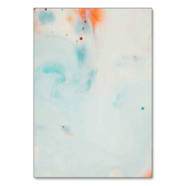 Solid Color American Tischnummer Card