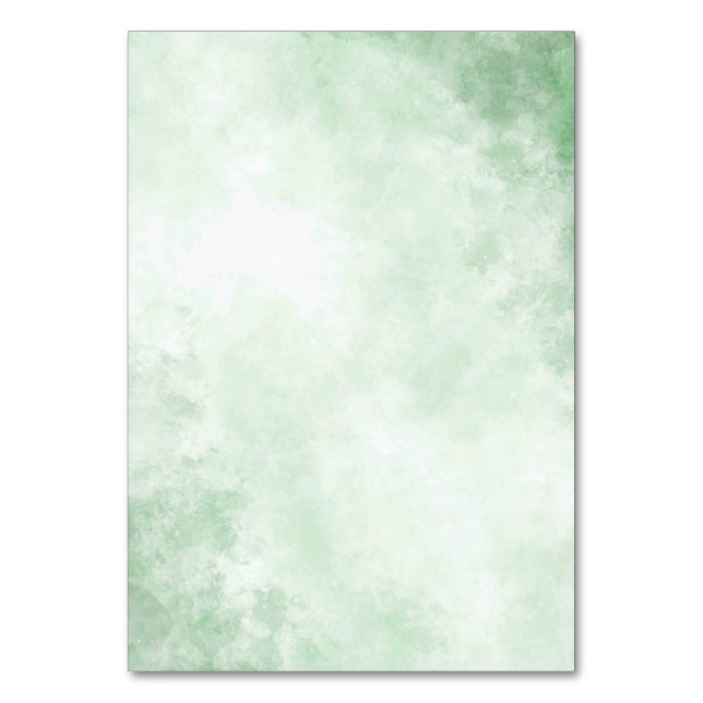 Solid Color American Tischnummer Card (Vorderseite)