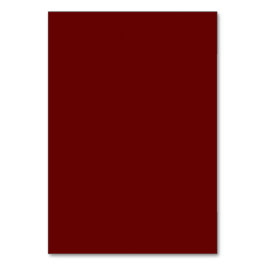 Solid Color American Tischnummer Card