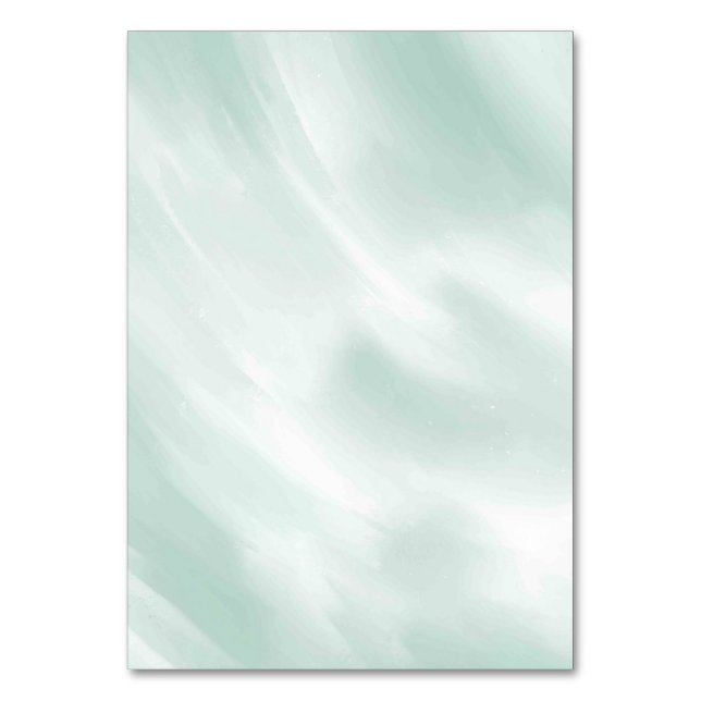 Solid Color American Tischnummer Card (Vorderseite)