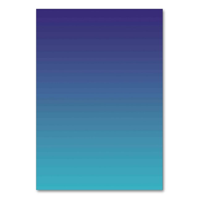 Solid Color American Tischnummer Card (Vorderseite)