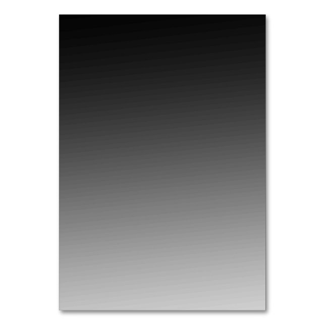 Solid Color American Tischnummer Card (Vorderseite)