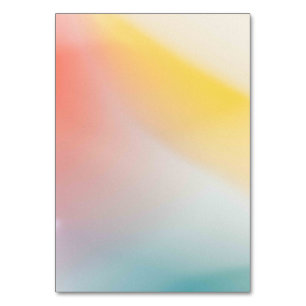 Solid Color American Tischnummer Card
