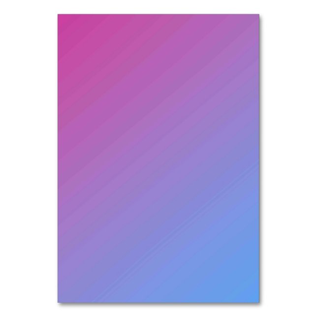 Solid Color American Tischnummer Card (Vorderseite)
