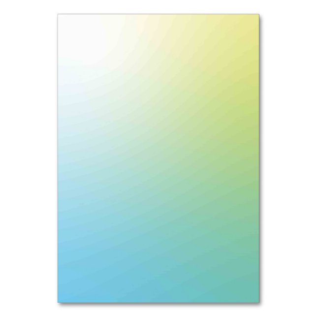 Solid Color American Tischnummer Card (Vorderseite)