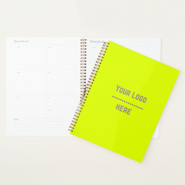 solid color fluorescent  yellow - your  logo  planer (Anzeige)