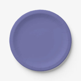 Solid Color | lila Blauwinkel Pappteller