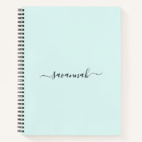 Solid Color Monogram Sketchbook