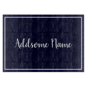 Solid color Navy Blue Kitchen Schneidebrett