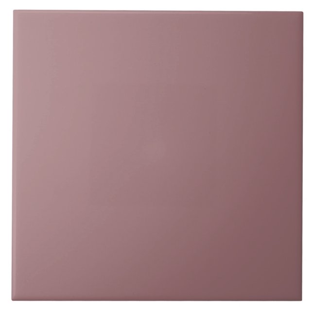 Solid Color Pink Nostalgie Rose A27579 Fliese (Vorderseite)