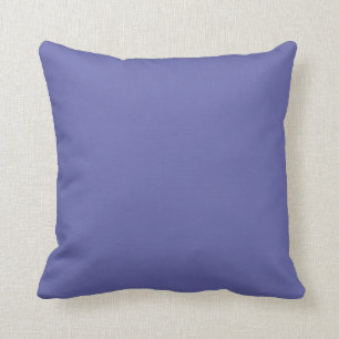 Solid Color   purple blue periwinkle Kissen
