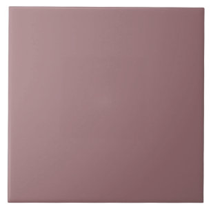 Solid Color Regal Rose 9E7478 Fliese