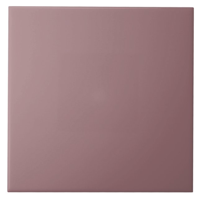 Solid Color Regal Rose 9E7478 Fliese (Vorderseite)