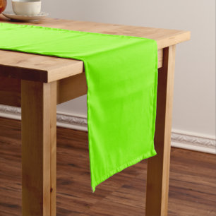 Solid Color Table Runner für die Chartreuse-Funkti Kurzer Tischläufer