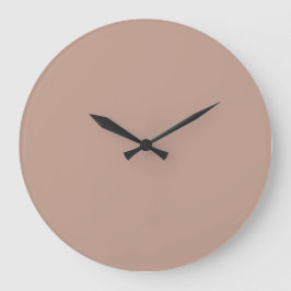 Solid Color Wall Clock - Dusty Pink Große Wanduhr