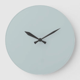 Solid Color Wall Clock - Light Blue Große Wanduhr