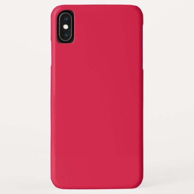 Solid Crimson Case-Mate iPhone Hülle (Rückseite)