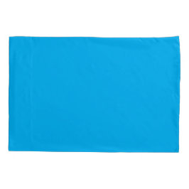 Solid Cyan Blue Background Kissenbezug