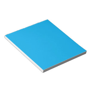 Solid Cyan Blue Background Notizblock