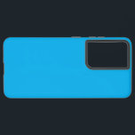 Solid Cyan Blue Background | Summer Minimal Style Samsung Galaxy Hülle<br><div class="desc">Bold solid cyan blue background with minimal texture – perfect for summer designs, travel vibes, and fresh starts. Infuse your designs with a refreshing burst of color using this Solid Cyan Blue Background featuring a clean, minimalist texture. Perfectly capturing the vibrant, carefree essence of summer, this versatile backdrop evokes the...</div>
