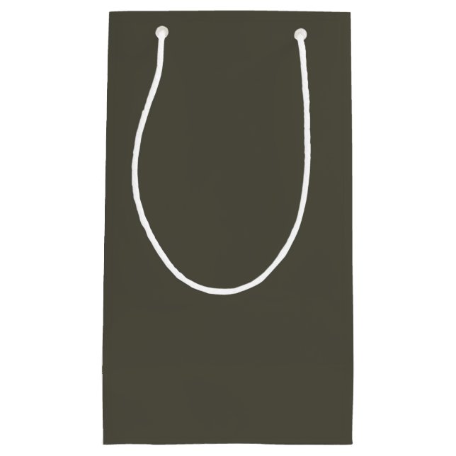 Solid Dark Gray Geschenktasche Kleine Geschenktüte (Vorderseite)
