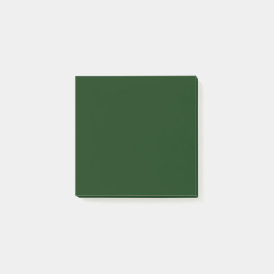 Solid Dark Green Post-it Klebezettel
