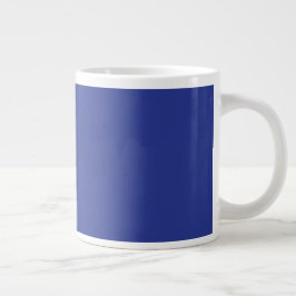 Solid Deep Blue Backdrop | Bold Minimalist Design Jumbo-Tasse