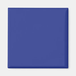 Solid Deep Blue Backdrop | Bold Minimalist Design Magnet