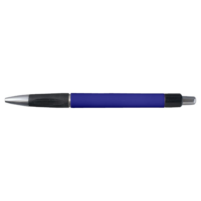 Solid Deep Blue Color Stilvolle Emmy Kugelschreiber (Vorderseite)
