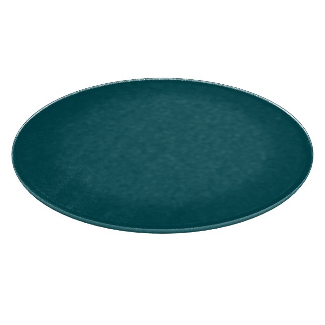 Solid deep teal schneidebrett (Ecke)
