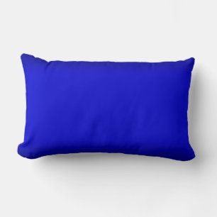 Solid Electric Blue American Mojo Pillow Lendenkissen