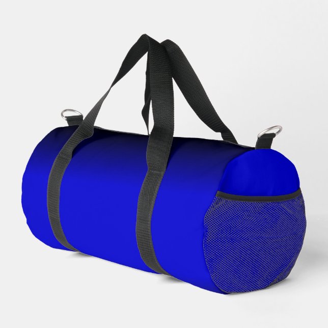 Solid Electric Blue Duffle Bag (Rechte Ecke)