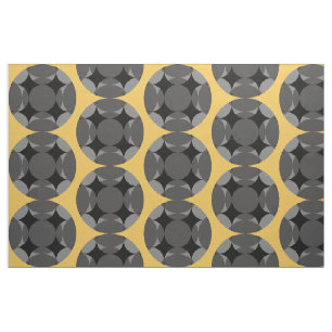Solid Four Star Circle Cross von Kenneth Yoncich Stoff