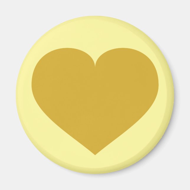 Solid Gold Heart Magnet (Vorne)