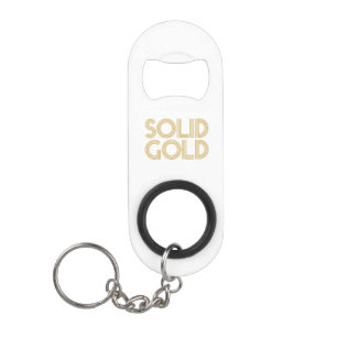 SOLID GOLD MINI FLASCHENÖFFNER