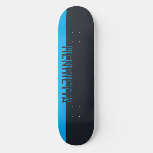 Solid grau und blau individuell anpassbar skateboard