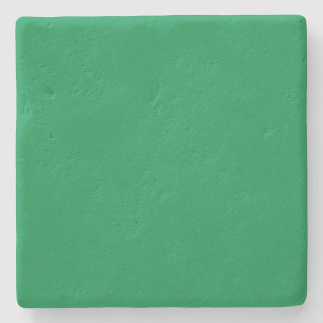 Solid Green Christmas Untersetzer (Vorderseite)