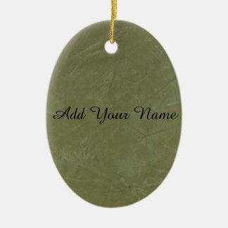 Solid Green Keramik Ornament