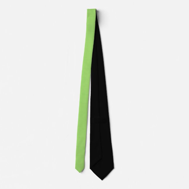 Solid Green Krawatte (Rückseite)