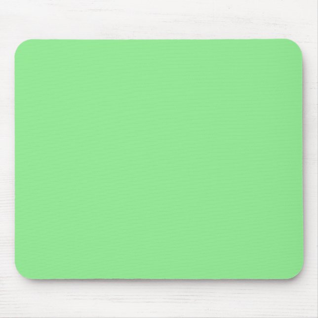 Solid hellgrüner Single gefärbt Mousepad (Vorne)