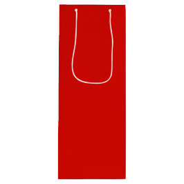 Solid Holly Red Geschenktüte Für Weinflaschen